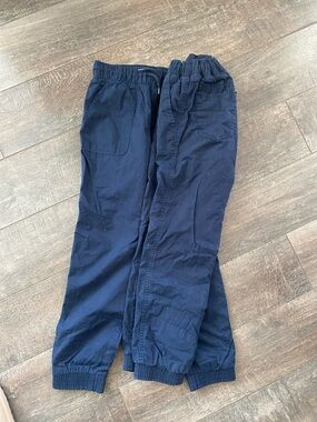 Men's Navy Elastic-Waist Jogger Pants